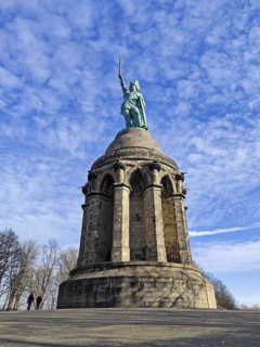 Hermannsdenkmal, Hiddesen, Detmold, Teutoburg Forest, North Rhine-Westphalia, Germany