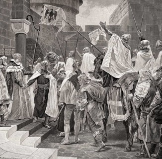 Knights of the Catholic military order, Frederick II, 1194-1250, German Holy Roman Emperor, before