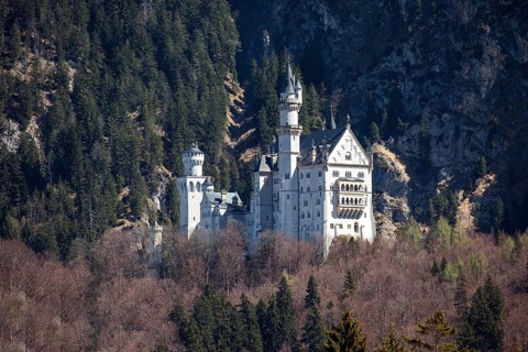 Neuschwanstein Castle, Schwangau, Ostallgäu, Allgäu, Bavaria Germany