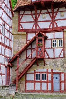 Rödelseer Tor, Iphofen, Steigerwald nature park Park, Lower Franconia, Franconia, Germany