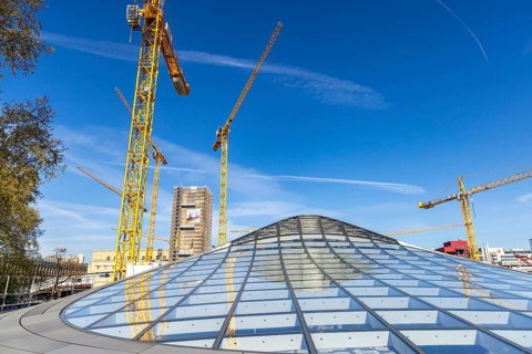 Open days on the construction site at the new main railway station started with great public
