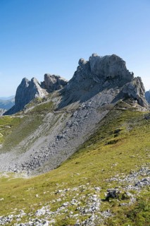 Westliche Karwendelspitze, Karwendelgebirge, Mittenwald, Werdenfelser Land, Alps, Upper Bavaria,