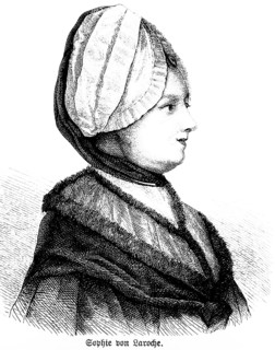 Sophie von Laroche, portrait, literature, poet, poetess, friend Wieland, important woman of the