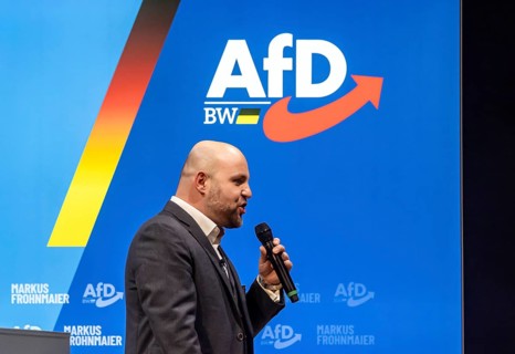 Markus Frohnmaier, MdB. Leading candidate for the post of Minister-President in Baden-Württemberg.