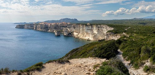 Cliffs, Bonifacio, Corsica, France