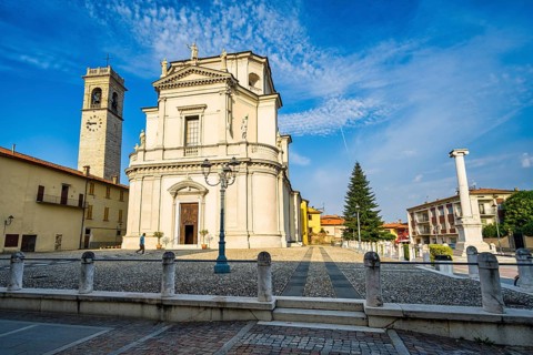 Church in Telgate, Lombardy, Italy