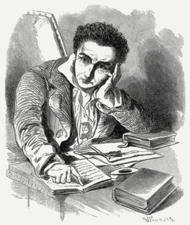 Ernst Theodor Amadeus Hoffmann, or E. T. A. Hoffmann, 1776 - 1822, German Romantic author of