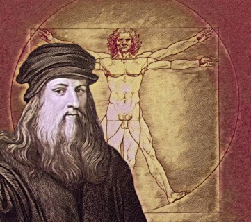 Leonardo da Vinci, 1452 - 1519, Italian painter, sculptor, architect and engineer, the painting The