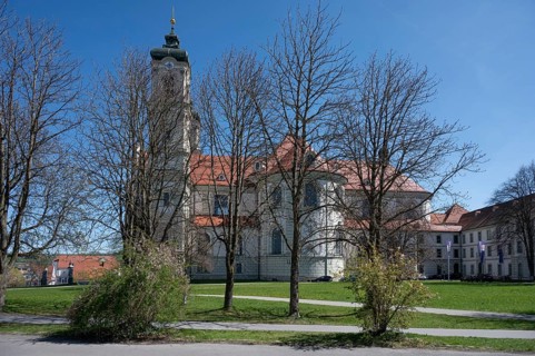 Basilica of St Alexander and Theodor, Ottobeuren Monastery, Ottobeuren, Unterallgäu, Bavaria,