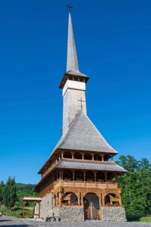 Church of Sesu Manastirii in Rozavlea Romania.