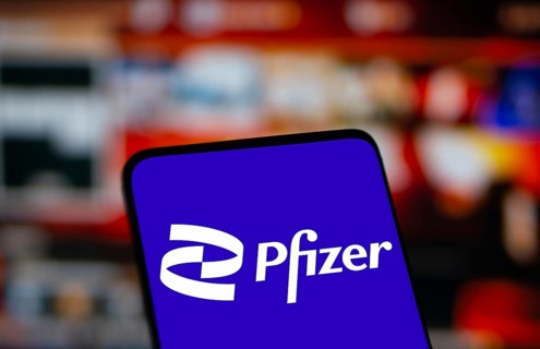 pfizer logo is displayed on smartphone. Pfizer Inc. is an American multinational pharmaceutical and