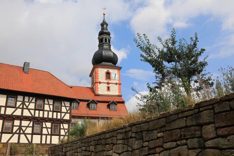 Cathedral of the Rhön, Protestant church, Helmershausen, municipality of Rhönblick, district of