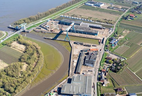 Pella Sietas GmbH, shipbuilding, liquidation, bankruptcy, shipyard, Lower Elbe, Este estuary, Elne,