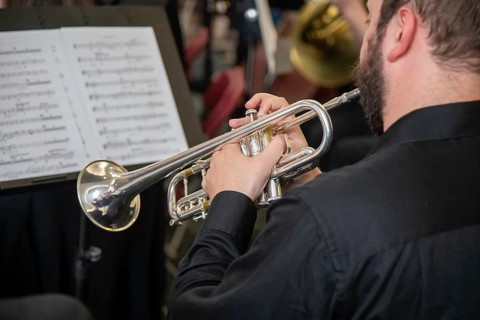Livonia, Michigan - The Livonia Symphony Ensemble played a free concert at Laurel Park Place, a