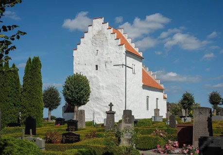 A typical church in Denmark and South Sweden, The Church of Hannas, Simrishamn municipality, Skåne