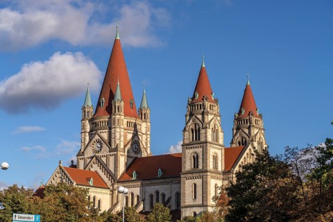 The parish church of St Francis of Assisi, Vienna, Austria