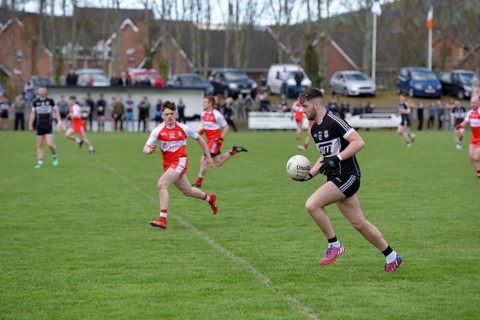 Game in Gaelic Football, Gaelic Football, between St. Mary's Faughanvale and St. Matthew's