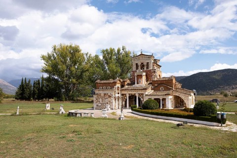 Church of Saint Fotini combines ancient Greek elements with Orthodox architecture, Mantineia,