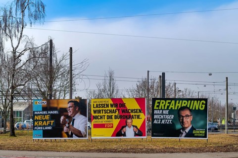 Top candidates Manuel Hagel, Hans-Ulrich Rülke, Cem Özdemir, the parties CDU, FDP, Alliance 90 The