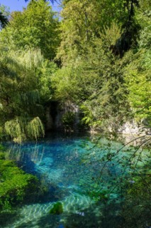 Blauer Quelltopf, Urspring spring, Urspring near Schelklingen, Swabian Alb, Baden-Württemberg,
