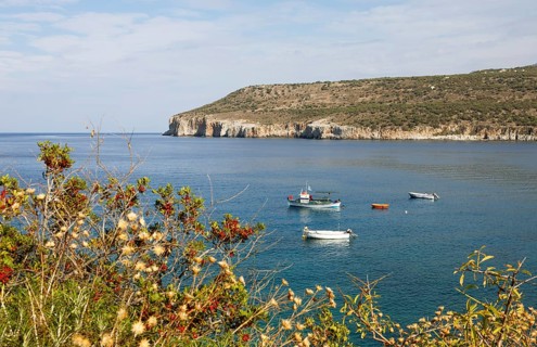 Coast of Mani on the Messinian Gulf, Laconia, Peloponnese, Greece