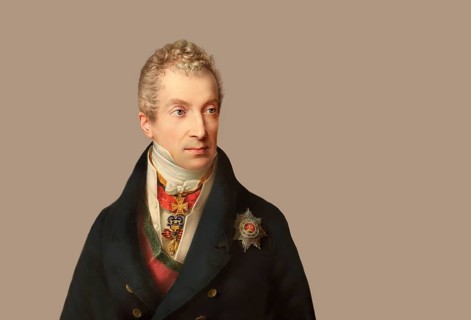 Portrait of Prince Klemens Wenzel von Metternich, 1773-1859, statesman in Imperial Austria, digital