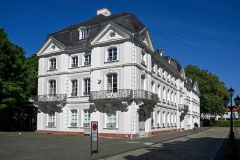 Building of the State Chancellery of Saarland, Saarbrücken, Saarland, Germany