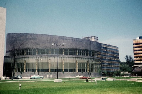 Building of the National Medical Centre, modern architecture, Doctores, Ciudad de México, Mexico