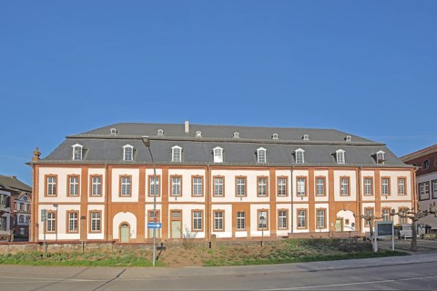 Baroque town hall built in 1775, Blieskastel, Bliesgau, Saarland, Germany