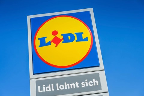 Lidl, sign, advertising, logo