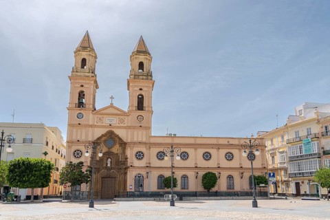 Church Iglesia de San Antonio, at the Plaza de San Antonio, Cádiz, Spain