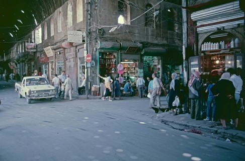 Bazaar, The Straight Street, Damascus, Syria, May 1987, vintage, retro, old, historical