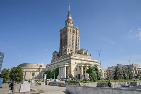 Palace of Culture, Palac Kultury i Nauki, Warsaw, Mazowieckie Voivodeship, Poland