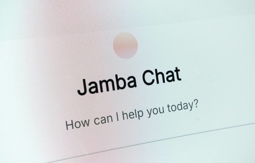 AI21 Labs Jamba Chat on laptop screen