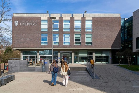 Sydney Jones Library building, South Campus, University of Liverpool, England, UK