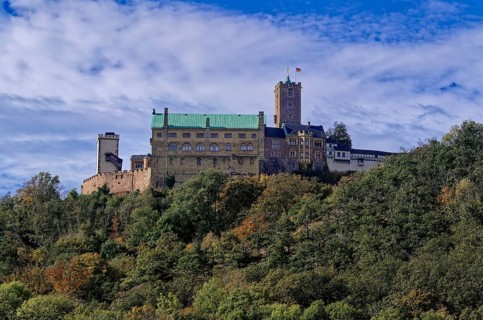 Wartburg Castle, a castle near Eisenach in the north-west Thuringian Forest, was listed as a UNESCO