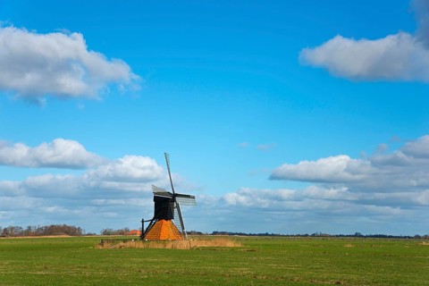 De Jansmolen or De Modden, hollow mill, Rijksmonumenten, Goengahuizen, Goëngahuizen, Goaiïngahuzen,