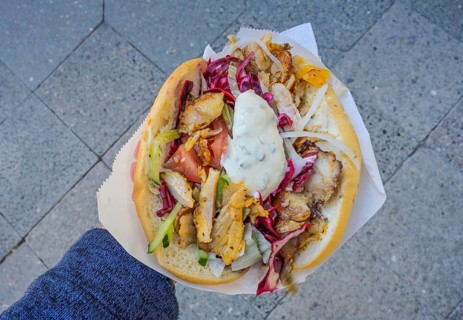 Berlin kebab in bread
