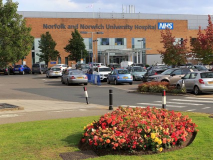 Norfolk and Norwich University Hospital, Norwich, Norfolk, England, UK