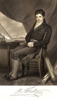 Robert Fulton (1765-1815) engineer, builder of the first steamships and the submarine Nautilus,