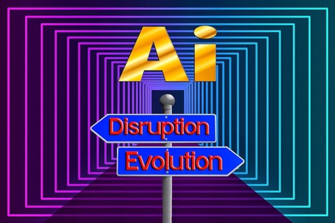 Symbolic photo, AI and AI idealized as perfection of the future, ChatGBT, AI, OpenAI, chatbot,