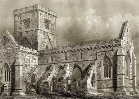 Iona Abbey, Insel Iona, Westküste Schottlands