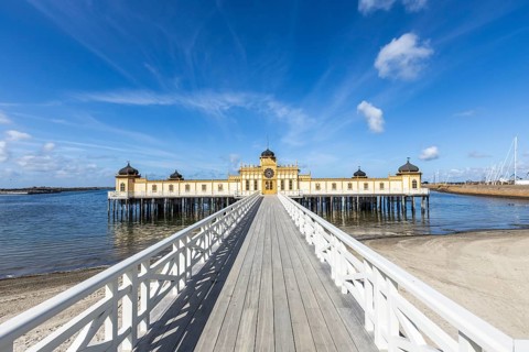 Cold bath house, Kallbadhus in Varberg, Sweden