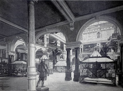Historic interior view of the Gerson department store, Gerson'scher Bazar, at Werderschen Markt 5