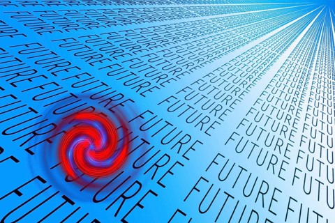 Symbolic picture, future future perspective, swirl, rotation, movement, dynamism, hope,