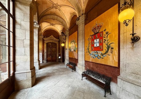 Palácio da Bolsa, neoclassical style stock exchange, UNESCO World Heritage Site, old town, Porto,