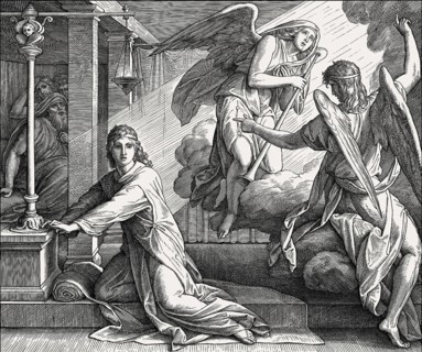 God Calls Samuel, Old Testament, by Julius Schnorr von Carolsfeld