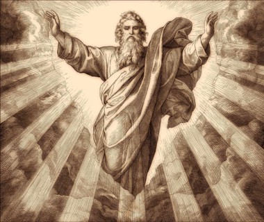 The Creation of Light, Old Testament, by Julius Schnorr von Carolsfeld, 1860