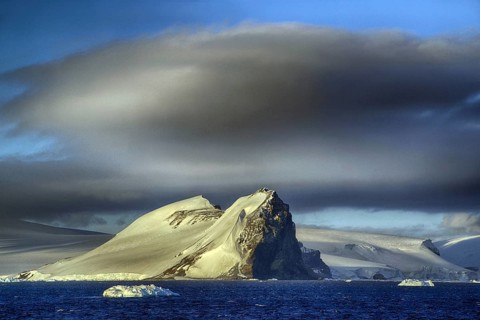 Antarctica, Wedell sea, landscape, snow, ice, mountains, marginal sea