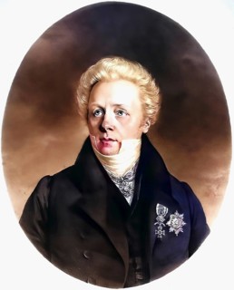 Franz Schaschek von Meslhursch (+ 1840), civil servant, Historical, digitally restored reproduction